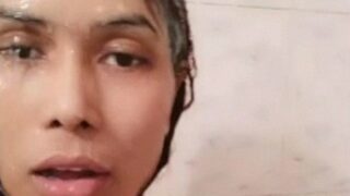 Indian Tango nude girl stripping saree and bathing