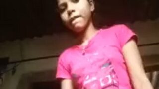 Village girl selfie nude solo real viral video